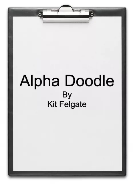Alpha-Doodle Clipboard - By Kit Felgate - INSTANT DOWNLOAD
